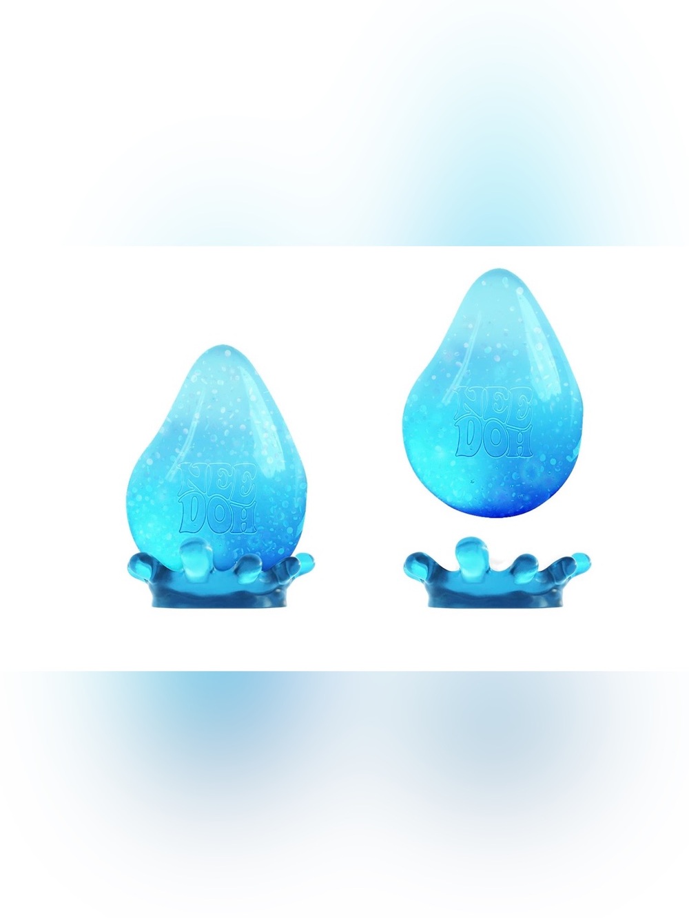 Dream Drop Sensory Squeeze Toy - Blue. ASMR Stress Relief Toy. - Picture 2 of 3
